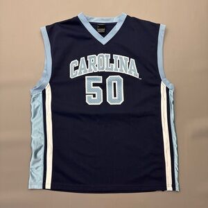 Vintage Y2K Starter North Carolina Tar Heels Basketball Jersey #50